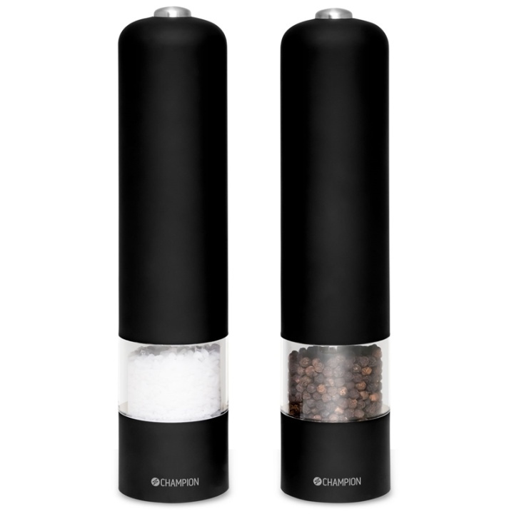Champion Salt and Pepper Grinder SPK120 Matte Black in the group HOME, HOUSEHOLD & GARDEN / Kitchen utensils / Salt mills & Pepper mills at TP E-commerce Nordic AB (A08376)