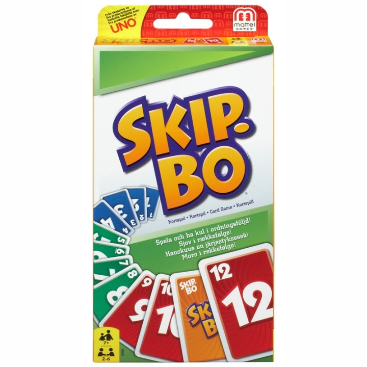 Mattel Games Skip-Bo Card Game in the group TOYS, KIDS & BABY PRODUCTS / Games / Children\'s games at TP E-commerce Nordic AB (A08552)