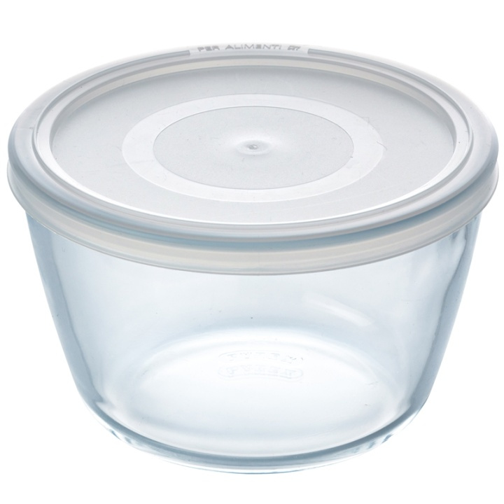 Pyrex Rund form med plastlock 12cm/0 in the group HOME, HOUSEHOLD & GARDEN / Kitchen utensils / Ovenware at TP E-commerce Nordic AB (A08592)