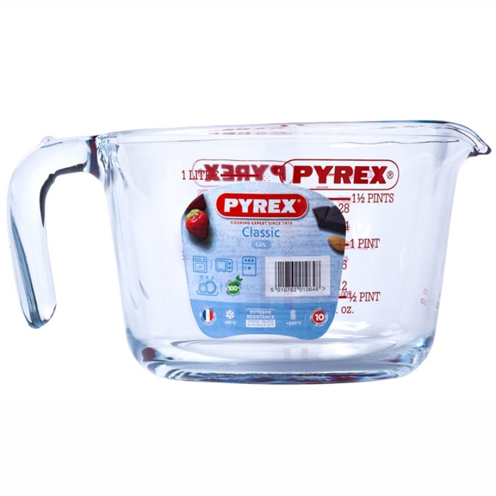 Pyrex Måttkanna glas 1,0L in the group HOME, HOUSEHOLD & GARDEN / Kitchen utensils / Baking accessories at TP E-commerce Nordic AB (A08603)
