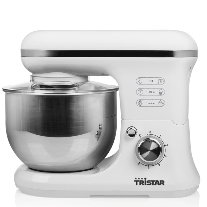 Tristar Köksmaskin 5,0l Rostfri skål M in the group HOME, HOUSEHOLD & GARDEN / Household appliances / Food processor & Kitchen appliances / Kitchen appliances & Accessories at TP E-commerce Nordic AB (A08673)