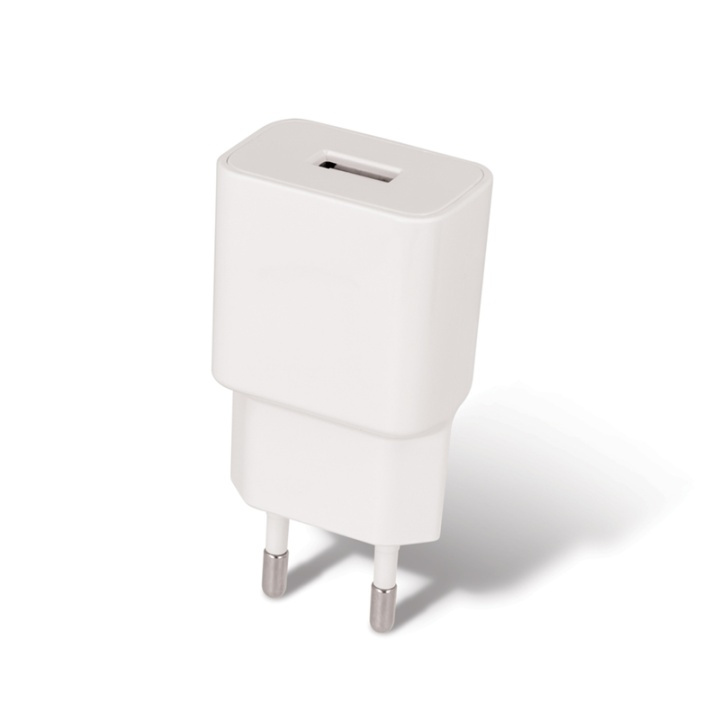 MXTC-01 Väggladdare USB (1A), Vit in the group SMARTPHONE & TABLETS / Chargers & Cables / Wall charger / Wall charger USB at TP E-commerce Nordic AB (A08734)