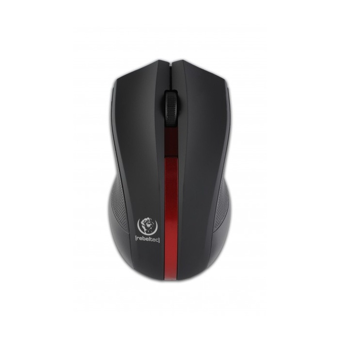 Rebeltec Galaxy Wireless Optical Mouse 1000 DPI, Red/Black in the group COMPUTERS & PERIPHERALS / Mice & Keyboards / Mice / Wireless at TP E-commerce Nordic AB (A08742)