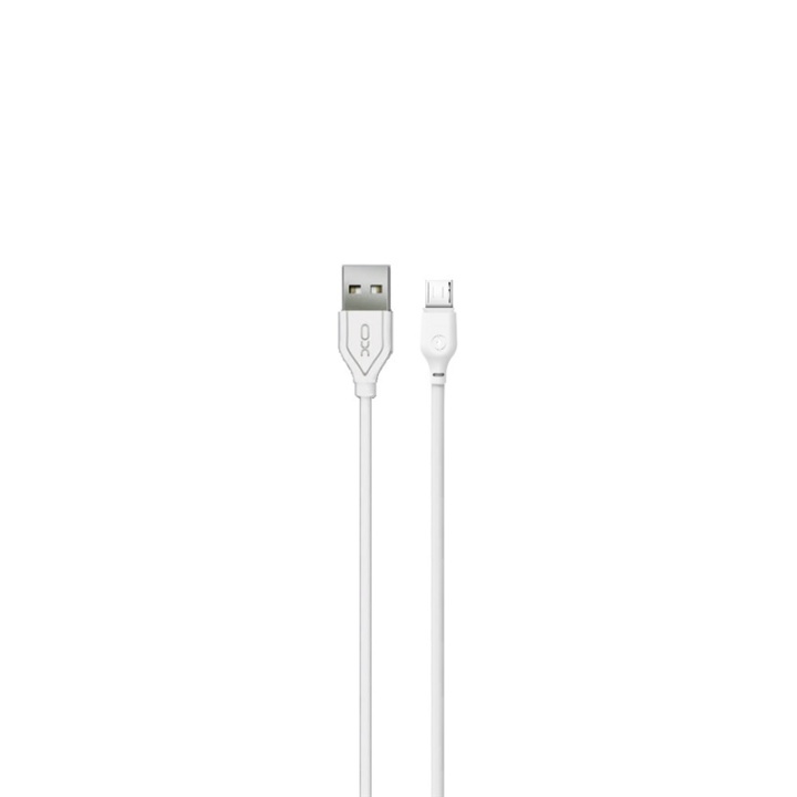 Xo NB103 USB - microUSB cable (2,1A) 1m, White in the group SMARTPHONE & TABLETS / Chargers & Cables / Cables / Cables microUSB at TP E-commerce Nordic AB (A08754)