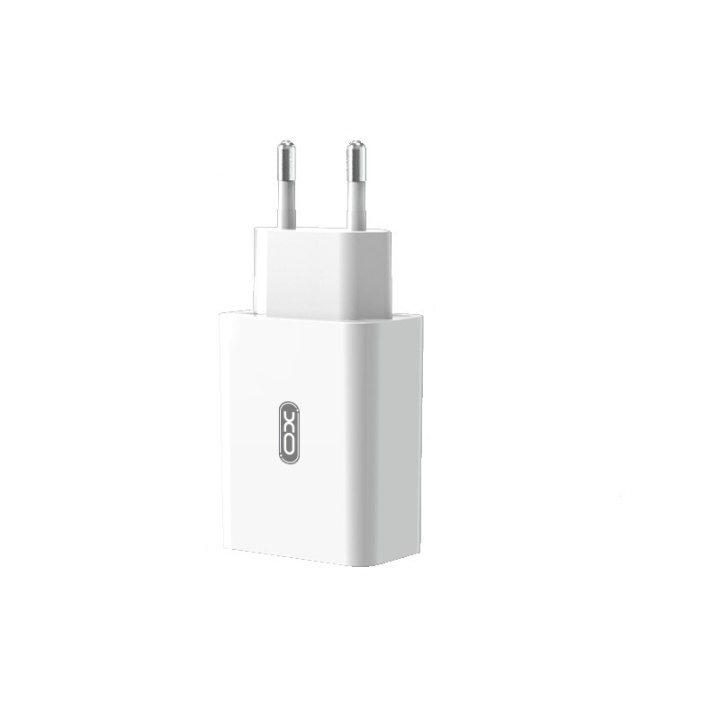 XO L36 QuickCharge 3.0 Väggladdare, Vit in the group SMARTPHONE & TABLETS / Chargers & Cables / Wall charger / Wall charger USB at TP E-commerce Nordic AB (A08765)