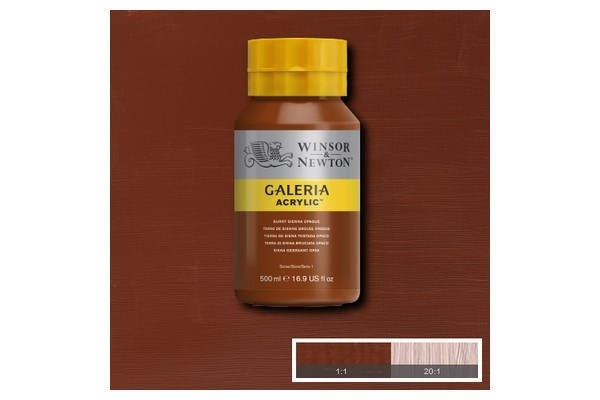 Galeria Acrylic 500Ml Burnt Sienna Opaque 077 in the group Sport, leisure & Hobby / Hobby / Paint & Draw / Artist Colors / Acrylic at TP E-commerce Nordic AB (A08783)