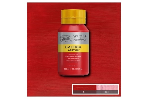 Galeria Acrylic 500Ml Cad Red Hue 095 in the group Sport, leisure & Hobby / Hobby / Paint & Draw / Artist Colors / Acrylic at TP E-commerce Nordic AB (A08785)