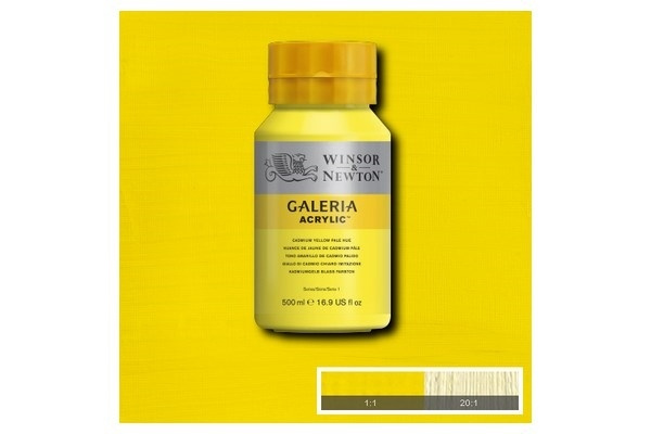Galeria Acrylic 500Ml Cad Yell Pale Hue 114 in the group Sport, leisure & Hobby / Hobby / Paint & Draw / Artist Colors / Acrylic at TP E-commerce Nordic AB (A08786)
