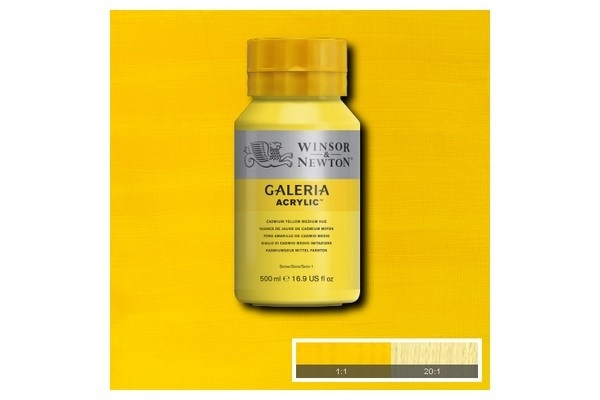 Galeria Acrylic 500Ml Cad Yellow Medium H 120 in the group Sport, leisure & Hobby / Hobby / Paint & Draw / Artist Colors / Acrylic at TP E-commerce Nordic AB (A08788)