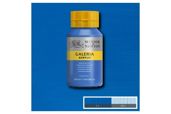 Galeria Acrylic 500Ml Cerulean Blue Hue 138 in the group Sport, leisure & Hobby / Hobby / Paint & Draw / Artist Colors / Acrylic at TP E-commerce Nordic AB (A08789)