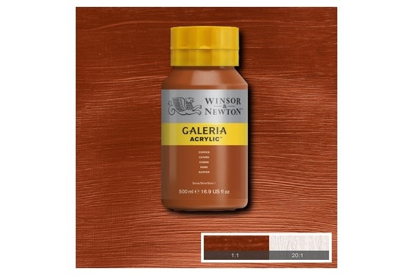 Galeria Acrylic 500Ml Copper 214 in the group Sport, leisure & Hobby / Hobby / Paint & Draw / Artist Colors / Acrylic at TP E-commerce Nordic AB (A08792)