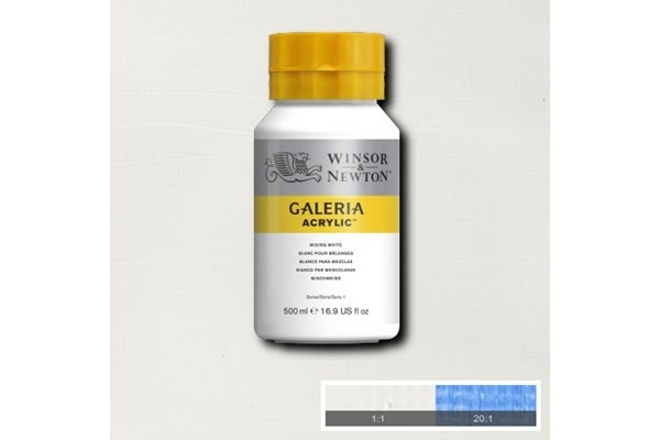 Galeria Acrylic 500Ml Mixing White 415 in the group Sport, leisure & Hobby / Hobby / Paint & Draw / Artist Colors / Acrylic at TP E-commerce Nordic AB (A08802)