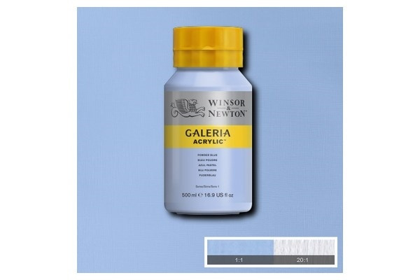Galeria Acrylic 500Ml Powder Blue 446 in the group Sport, leisure & Hobby / Hobby / Paint & Draw / Artist Colors / Acrylic at TP E-commerce Nordic AB (A08809)