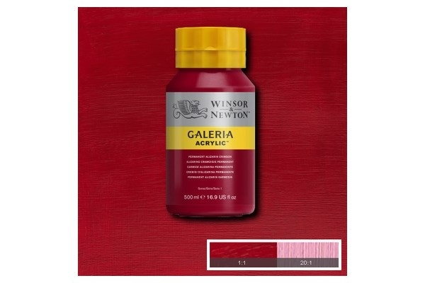Galeria Acrylic 500Ml Perm Alizarin Crimson 466 in the group Sport, leisure & Hobby / Hobby / Paint & Draw / Artist Colors / Acrylic at TP E-commerce Nordic AB (A08813)