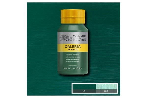 Galeria Acrylic 500Ml Perm Green Deep 482 in the group Sport, leisure & Hobby / Hobby / Paint & Draw / Artist Colors / Acrylic at TP E-commerce Nordic AB (A08814)