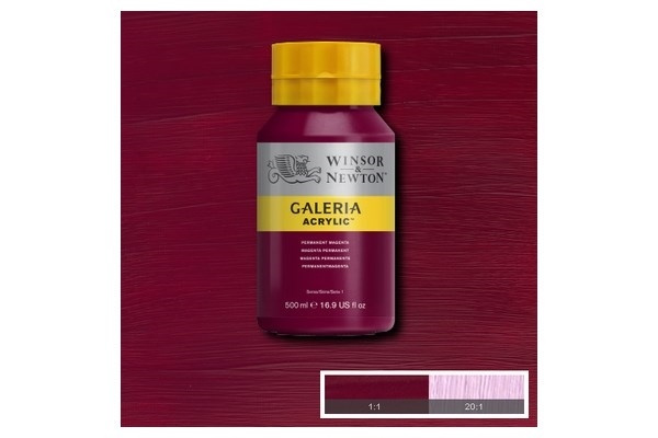Galeria Acrylic 500Ml Perm Magenta 488 in the group Sport, leisure & Hobby / Hobby / Paint & Draw / Artist Colors / Acrylic at TP E-commerce Nordic AB (A08817)