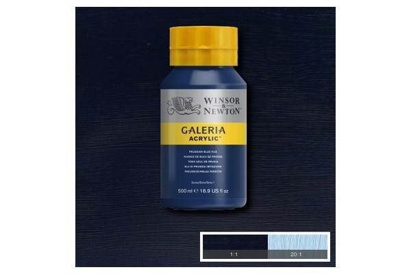 Galeria Acrylic 500Ml Prussian Blue Hue 541 in the group Sport, leisure & Hobby / Hobby / Paint & Draw / Artist Colors / Acrylic at TP E-commerce Nordic AB (A08824)