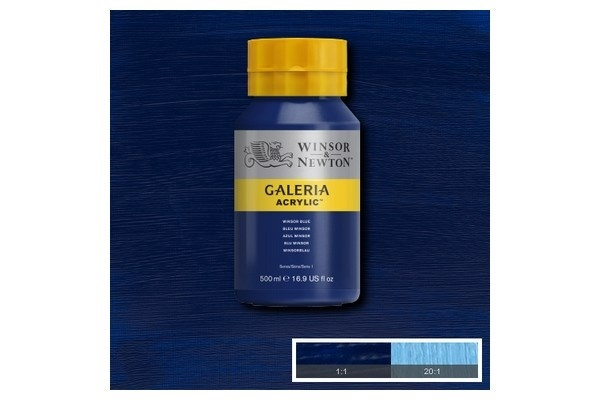 Galeria Acrylic 500Ml Winsor Blue 706 in the group Sport, leisure & Hobby / Hobby / Paint & Draw / Artist Colors / Acrylic at TP E-commerce Nordic AB (A08836)