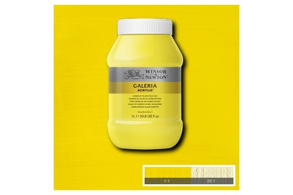 Galeria Acrylic 1L Cadmium Yel Pale Hue 114 in the group Sport, leisure & Hobby / Hobby / Paint & Draw / Artist Colors / Acrylic at TP E-commerce Nordic AB (A08891)
