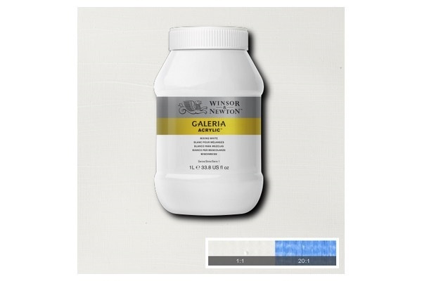 Galeria Acrylic 1L Mixing White 415 in the group Sport, leisure & Hobby / Hobby / Paint & Draw / Artist Colors / Acrylic at TP E-commerce Nordic AB (A08902)