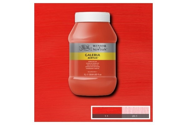 Galeria Acrylic 1L Vermilion 682 in the group Sport, leisure & Hobby / Hobby / Paint & Draw / Artist Colors / Acrylic at TP E-commerce Nordic AB (A08905)