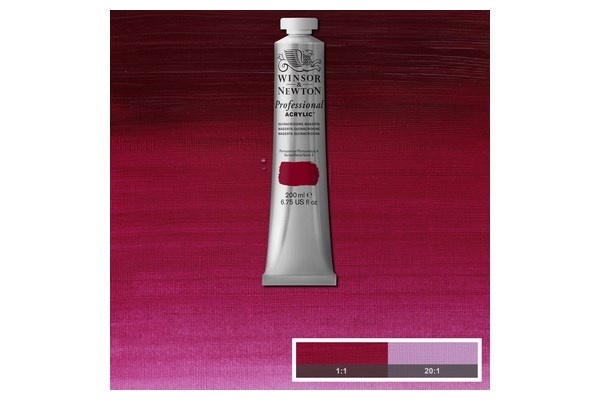 Prof Acrylic 200ML QUINACRIDONE MAGENTA 545 in the group Sport, leisure & Hobby / Hobby / Paint & Draw / Artist Colors / Acrylic at TP E-commerce Nordic AB (A08948)