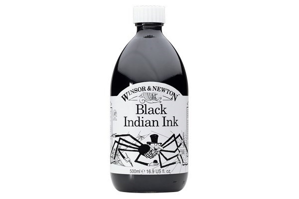 Drawing Ink 030 Black Indian ink, 500 ml in the group Sport, leisure & Hobby / Hobby / Paint & Draw / Artist Colors / Ink at TP E-commerce Nordic AB (A08951)