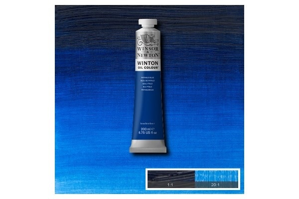 WINTON OIL COL 200 ml Phthalo blue (30) 516 in the group Sport, leisure & Hobby / Hobby / Paint & Draw / Artist Colors / Oil paint at TP E-commerce Nordic AB (A09035)