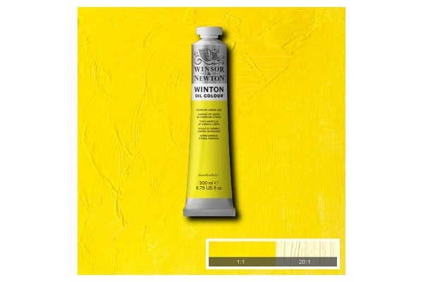 WINTON OIL COL 200 ml Cad lemon hue (07) 087 in the group Sport, leisure & Hobby / Hobby / Paint & Draw / Artist Colors / Oil paint at TP E-commerce Nordic AB (A09042)