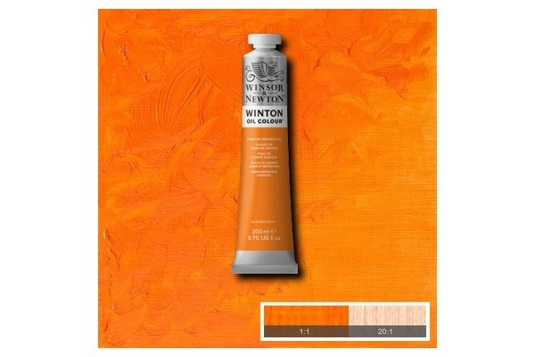 WINTON OIL COL 200 ml Cad orange hue (04) 090 in the group Sport, leisure & Hobby / Hobby / Paint & Draw / Artist Colors / Oil paint at TP E-commerce Nordic AB (A09047)