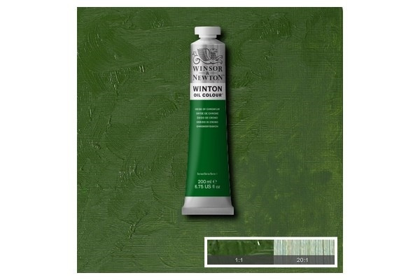 Winton Oil Col 200Ml (31) Oxide Of Chromium 459 in the group Sport, leisure & Hobby / Hobby / Paint & Draw / Artist Colors / Oil paint at TP E-commerce Nordic AB (A09055)