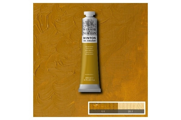Winton Oil Col 200Ml (44) Yellow Ochre 744 in the group Sport, leisure & Hobby / Hobby / Paint & Draw / Artist Colors / Oil paint at TP E-commerce Nordic AB (A09059)