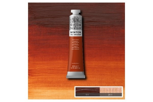 Winton Oil Col 200Ml (02) Burnt Sienna 074 in the group Sport, leisure & Hobby / Hobby / Paint & Draw / Artist Colors / Oil paint at TP E-commerce Nordic AB (A09063)