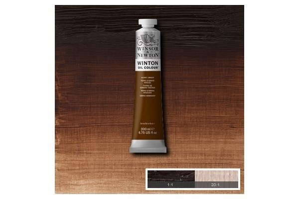 Winton Oil Col 200Ml (03) Burnt Umber 076 in the group Sport, leisure & Hobby / Hobby / Paint & Draw / Artist Colors / Oil paint at TP E-commerce Nordic AB (A09064)