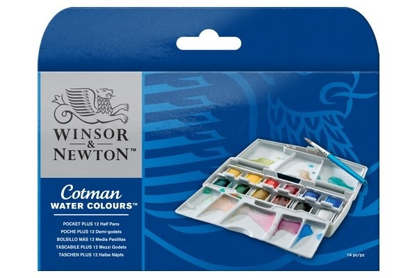 Cotman Water Color Pocketbox PLUS in the group Sport, leisure & Hobby / Hobby / Paint & Draw / Artist Colors / Watercolors at TP E-commerce Nordic AB (A09088)