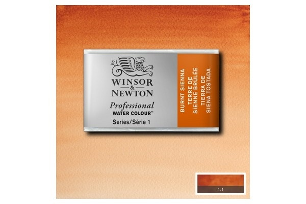Prof Water Colour Pan/W Burnt Sienna 074 in the group Sport, leisure & Hobby / Hobby / Paint & Draw / Artist Colors / Watercolors at TP E-commerce Nordic AB (A09106)