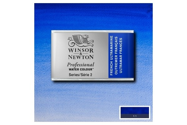 Prof Water Colour Pan/W French Ultramarine 263 in the group Sport, leisure & Hobby / Hobby / Paint & Draw / Artist Colors / Watercolors at TP E-commerce Nordic AB (A09111)