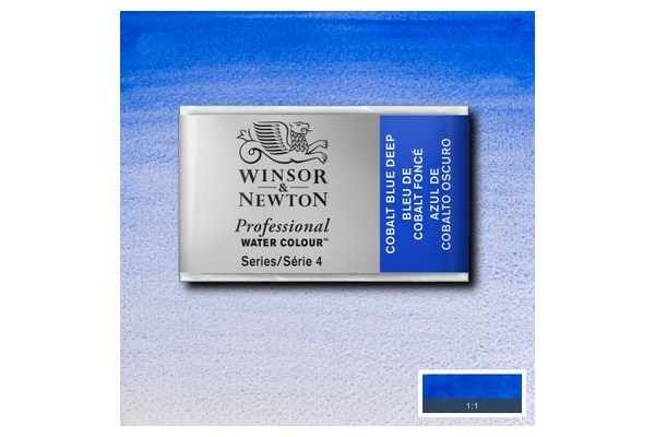 Prof Water Colour Pan/W Cobalt Blue Deep 180 in the group Sport, leisure & Hobby / Hobby / Paint & Draw / Artist Colors / Watercolors at TP E-commerce Nordic AB (A09113)