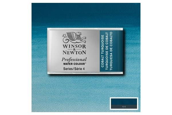 Prof Water Colour Pan/W Cob Turquoise 190 in the group Sport, leisure & Hobby / Hobby / Paint & Draw / Artist Colors / Watercolors at TP E-commerce Nordic AB (A09115)