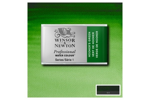 Prof Water Colour Pan/W Hookers Green 311 in the group Sport, leisure & Hobby / Hobby / Paint & Draw / Artist Colors / Watercolors at TP E-commerce Nordic AB (A09120)
