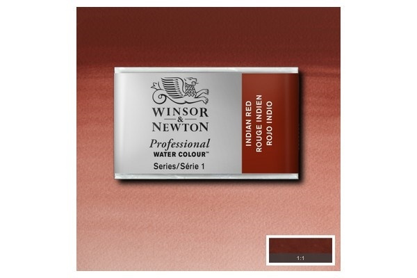 Prof Water Colour Pan/W Indian Red 317 in the group Sport, leisure & Hobby / Hobby / Paint & Draw / Artist Colors / Watercolors at TP E-commerce Nordic AB (A09121)