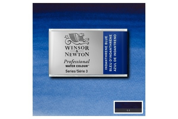 Prof Water Colour Pan/W Indianthrene Blue 321 in the group Sport, leisure & Hobby / Hobby / Paint & Draw / Artist Colors / Watercolors at TP E-commerce Nordic AB (A09123)