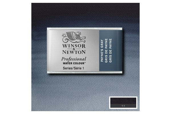 Prof Water Colour Pan/W Paynes Gray 465 in the group Sport, leisure & Hobby / Hobby / Paint & Draw / Artist Colors / Watercolors at TP E-commerce Nordic AB (A09136)