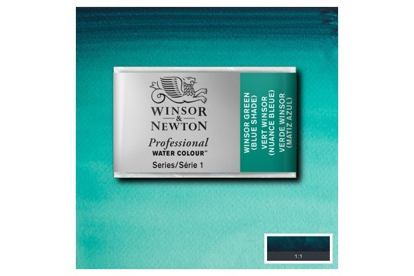 Prof Water Colour Pan/W Winsor Grn Bl 719 in the group Sport, leisure & Hobby / Hobby / Paint & Draw / Artist Colors / Watercolors at TP E-commerce Nordic AB (A09159)