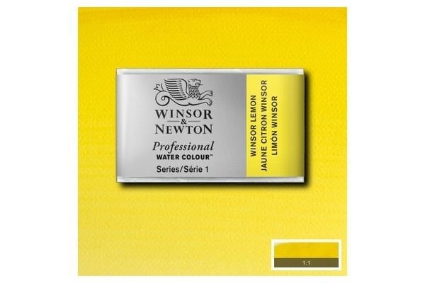 Prof Water Colour Pan/W Winsor Lemon 722 in the group Sport, leisure & Hobby / Hobby / Paint & Draw / Artist Colors / Watercolors at TP E-commerce Nordic AB (A09160)