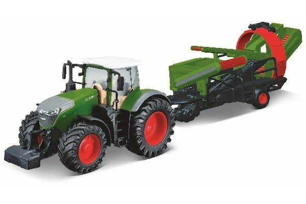 Tractor w/cultivator Fendt 1050 Vario 10cm green in the group TOYS, KIDS & BABY PRODUCTS / Toys / Toy cars at TP E-commerce Nordic AB (A09242)