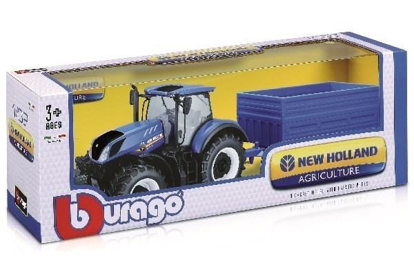 Tractor 1:32 w/trailer New Holland T7.315 ass. in the group TOYS, KIDS & BABY PRODUCTS / Toys / Toy cars at TP E-commerce Nordic AB (A09248)