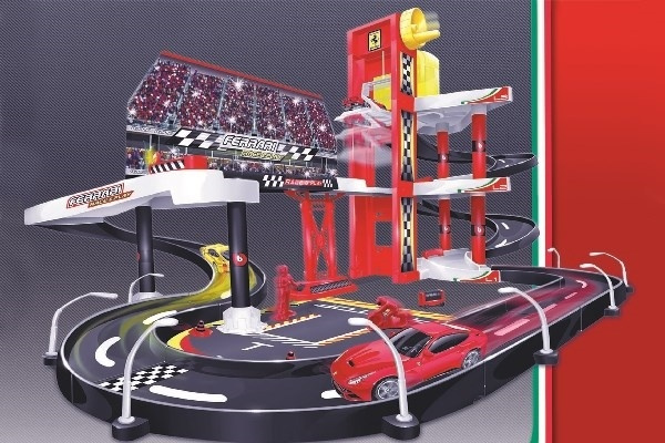 Ferrari racing garage incl. 1 car 1:43 in the group TOYS, KIDS & BABY PRODUCTS / Toys / Toy cars at TP E-commerce Nordic AB (A09251)