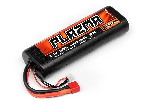 Plazma 7.4V 3000Mah 20C Lipo Rnd Case S.Pack 22.2W in the group TOYS, KIDS & BABY PRODUCTS / Radio controlled / RC Batteries / LiPo / 7,4V at TP E-commerce Nordic AB (A09467)