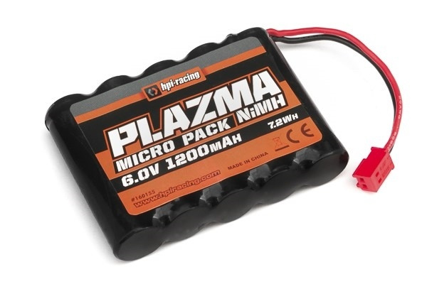 Plazma 6.0V 1200mAh NiMH Micro RS4 Battery Pack in the group TOYS, KIDS & BABY PRODUCTS / Radio controlled / RC Batteries / NiMH / 6,0V at TP E-commerce Nordic AB (A09496)